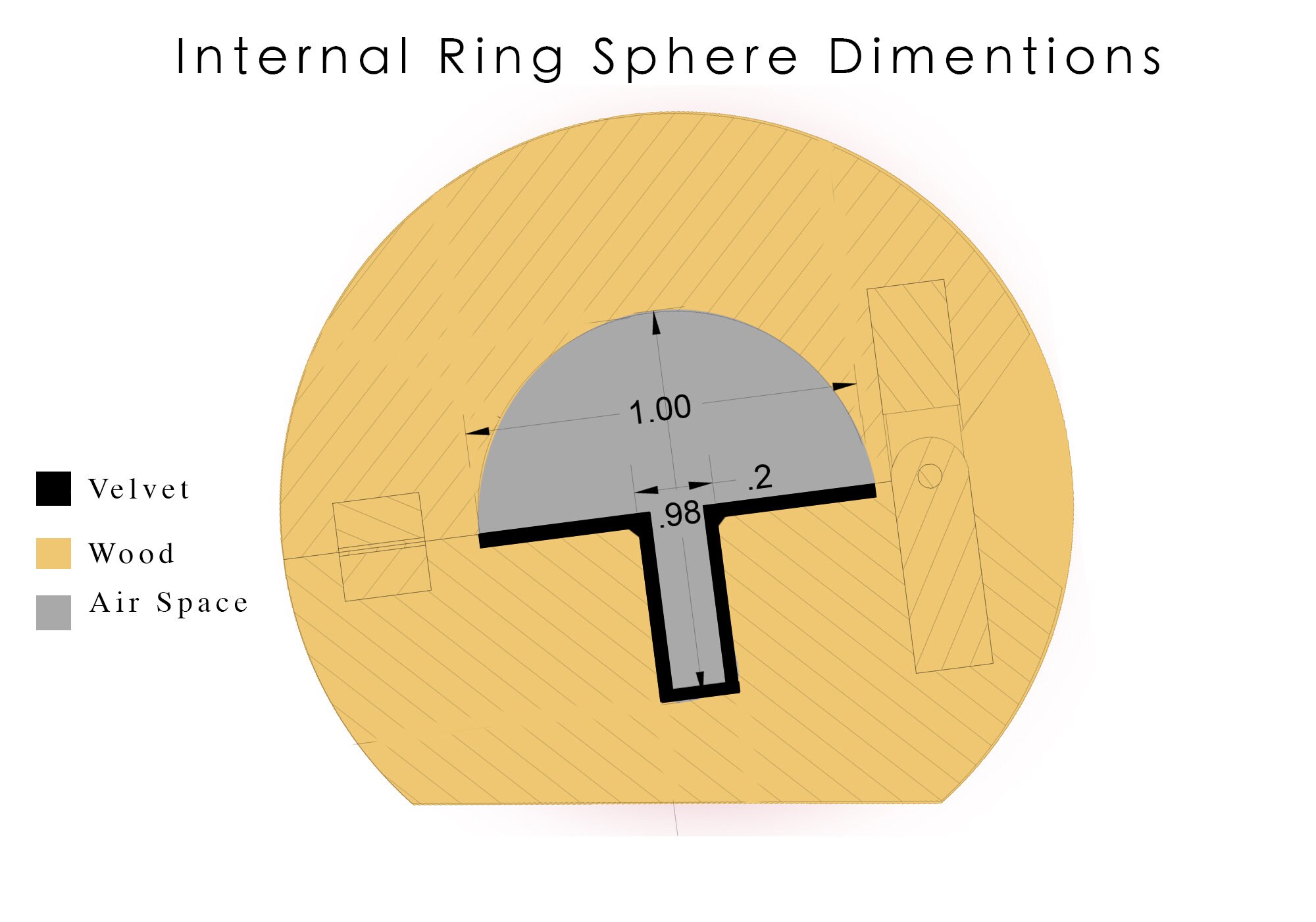 Spherical Proposal Ring Case Box Bird's Eye Maple - Etsy