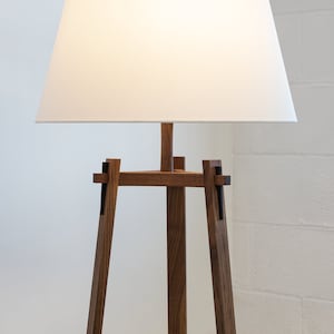 Walnut Tension Floor Lamp image 1