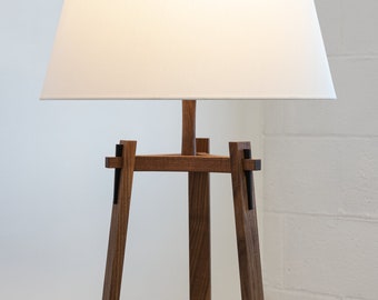 Walnut Tension Floor Lamp