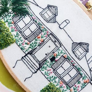 Architektur Stickerei Hand-Made - Custom Made to Order