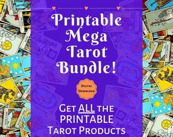 Rider-Waite Tarot Karte Mega Bundle: Spreads, Keywords, Journal (PDF)
