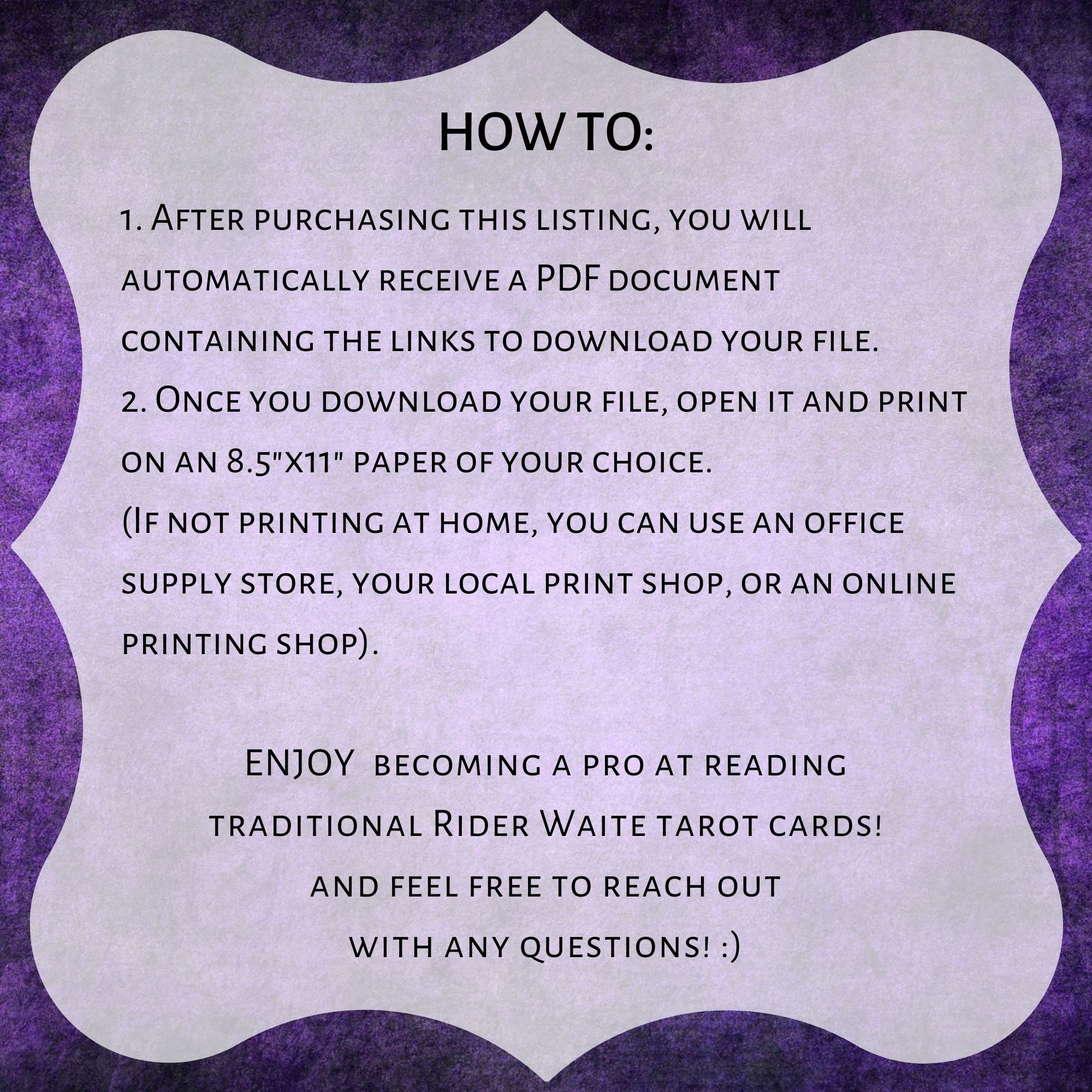PRINTABLE Rider-waite Tarot Coloring Journal Cheat Sheet Adult Coloring ...