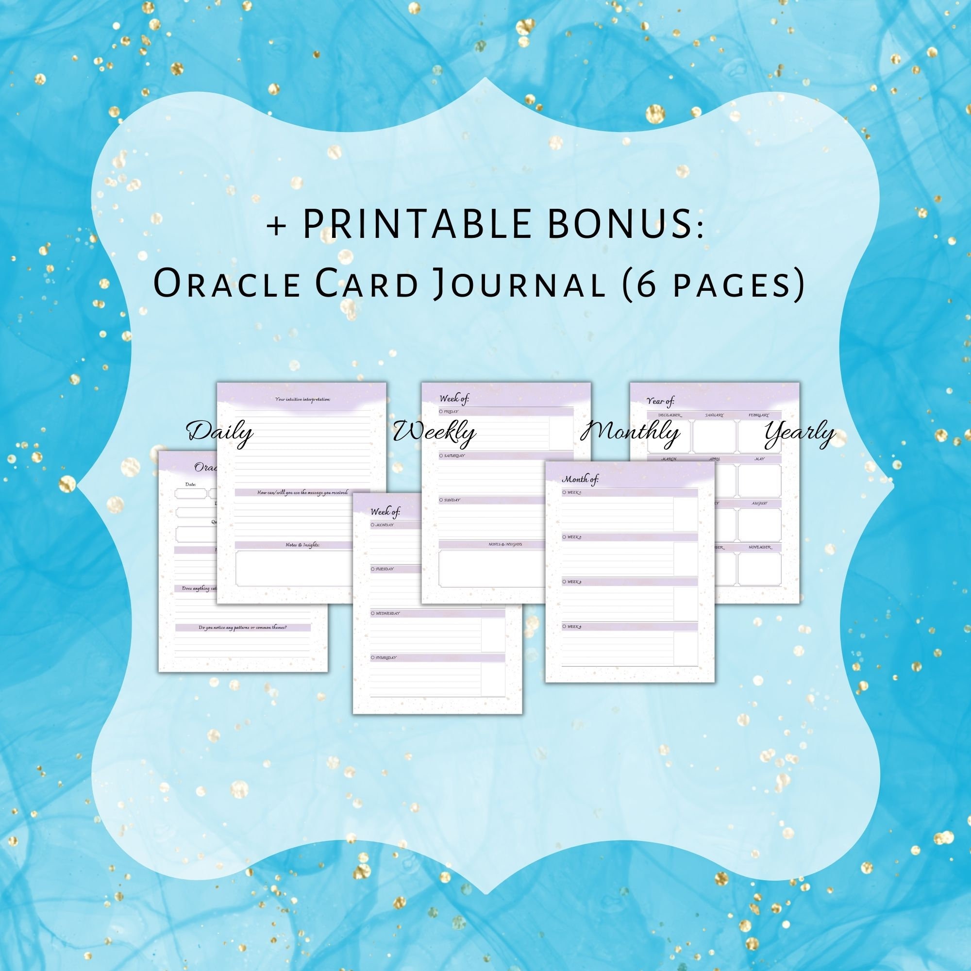 PRINTABLE Tarot Cheat Sheet &amp; Keywords Rider Waite Smith Tarot Card ...