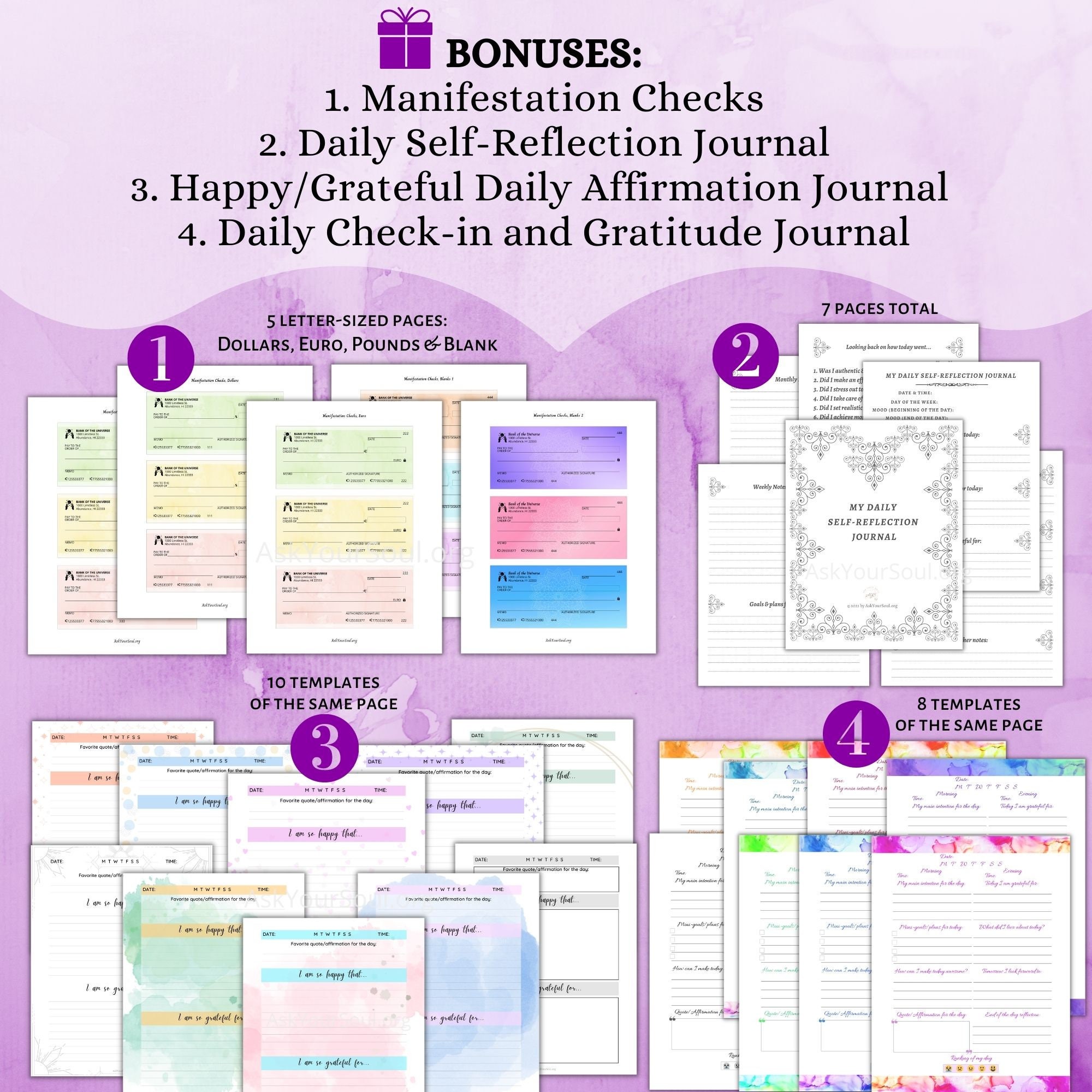 PRINTABLE Law of Assumption Workbook & Journal and Affirmation ...