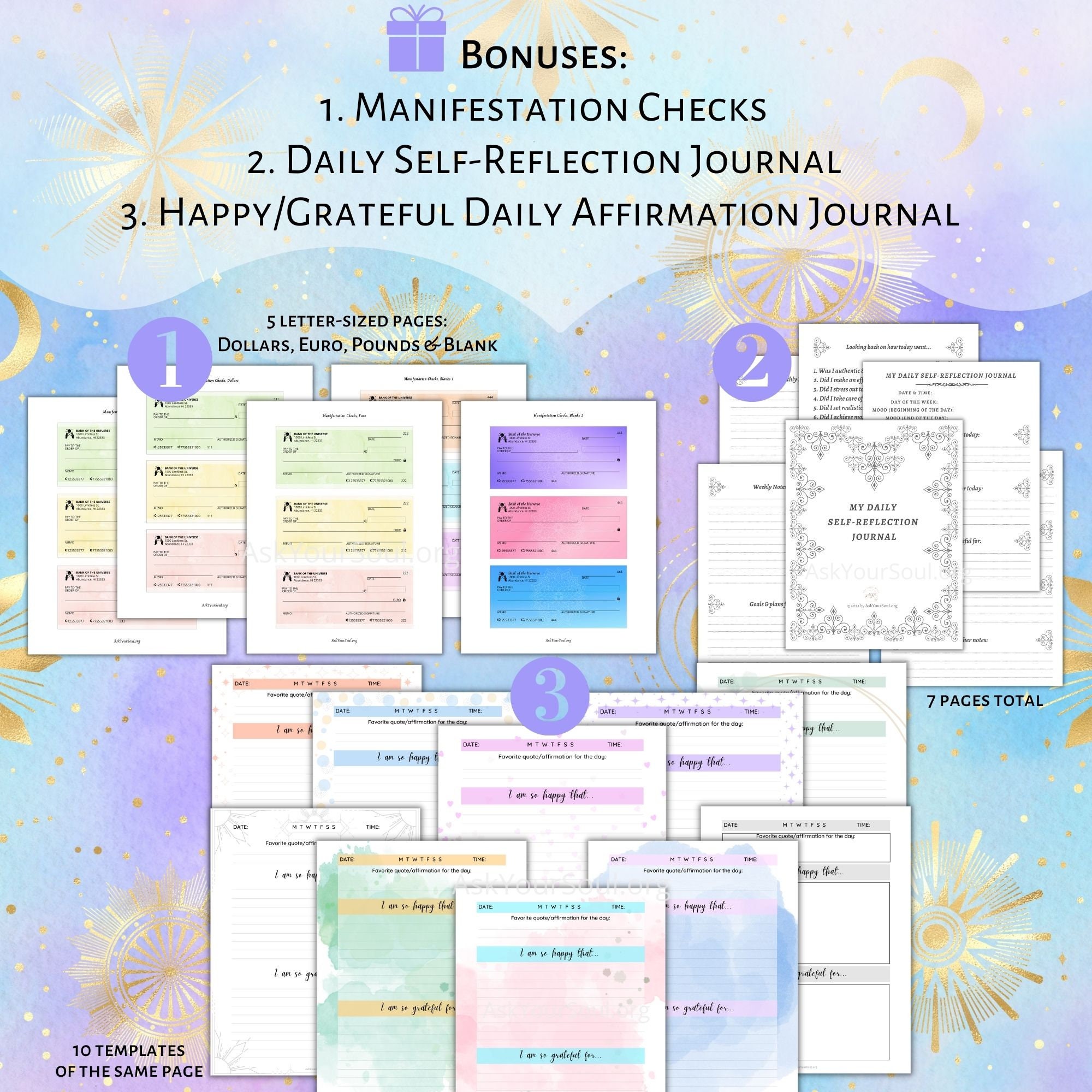 Law of Assumption PRINTABLE Workbook & Journal Colorful Reality ...