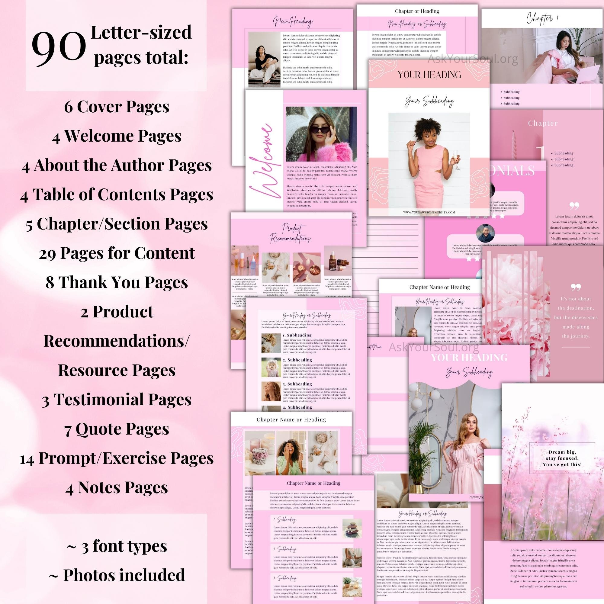 Editable Ebook Canva Template Commercial & Personal Use Life Coach ...