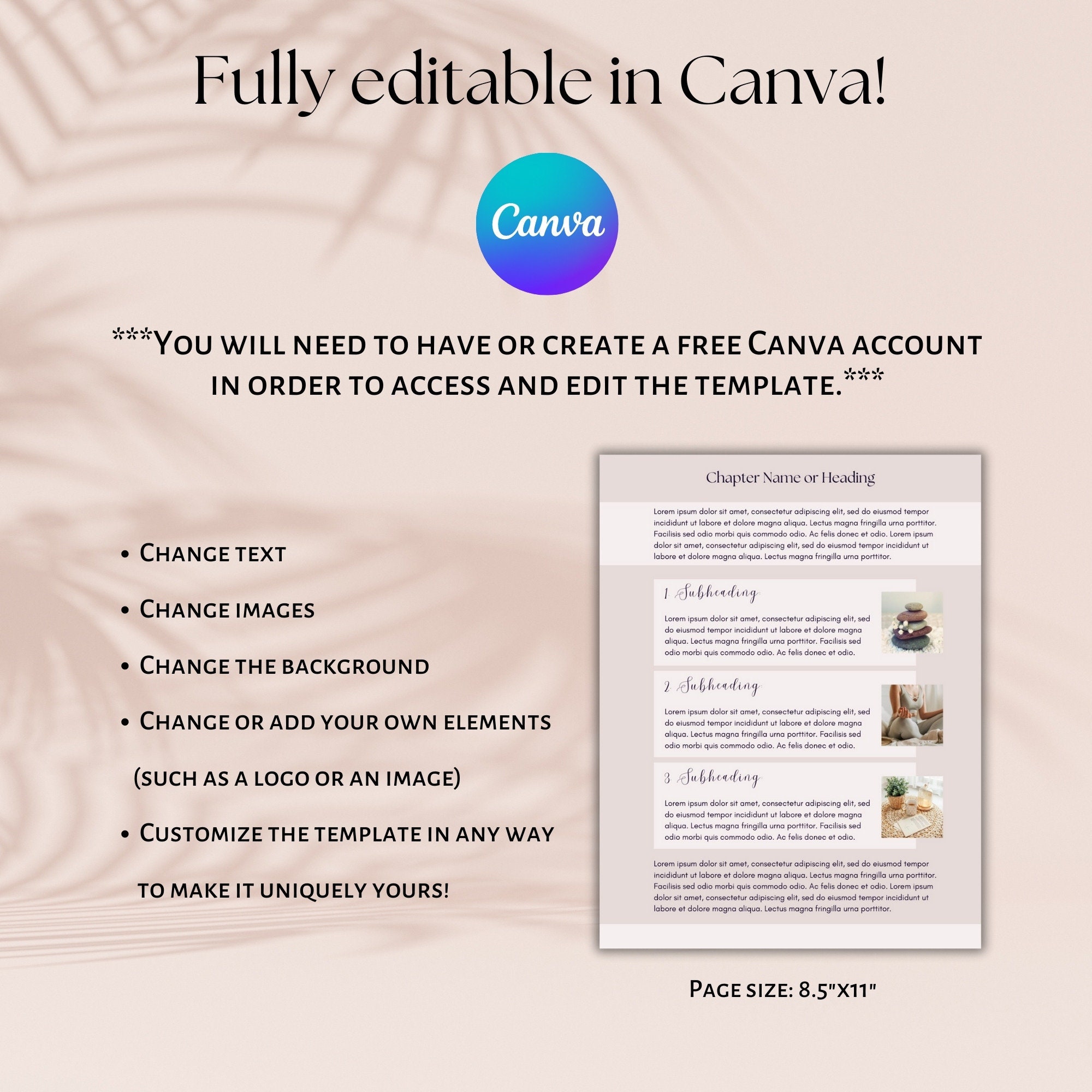 Editable Ebook Canva Template Commercial & Personal Use Life Coach ...