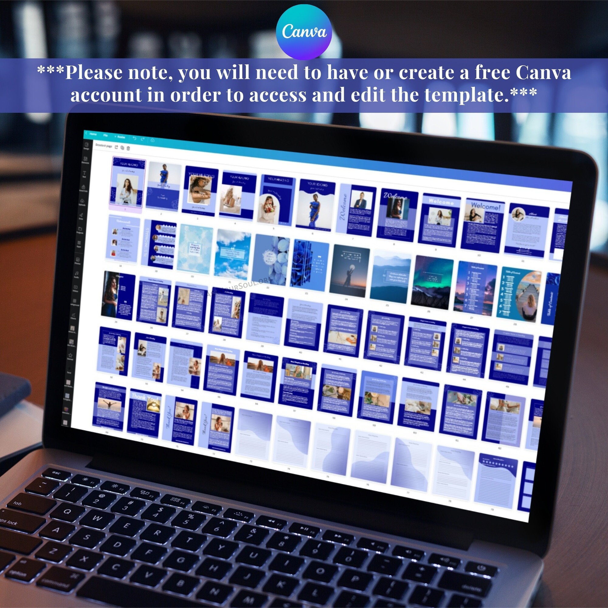 Editable Ebook Canva Template Commercial & Personal Use Life Coach ...