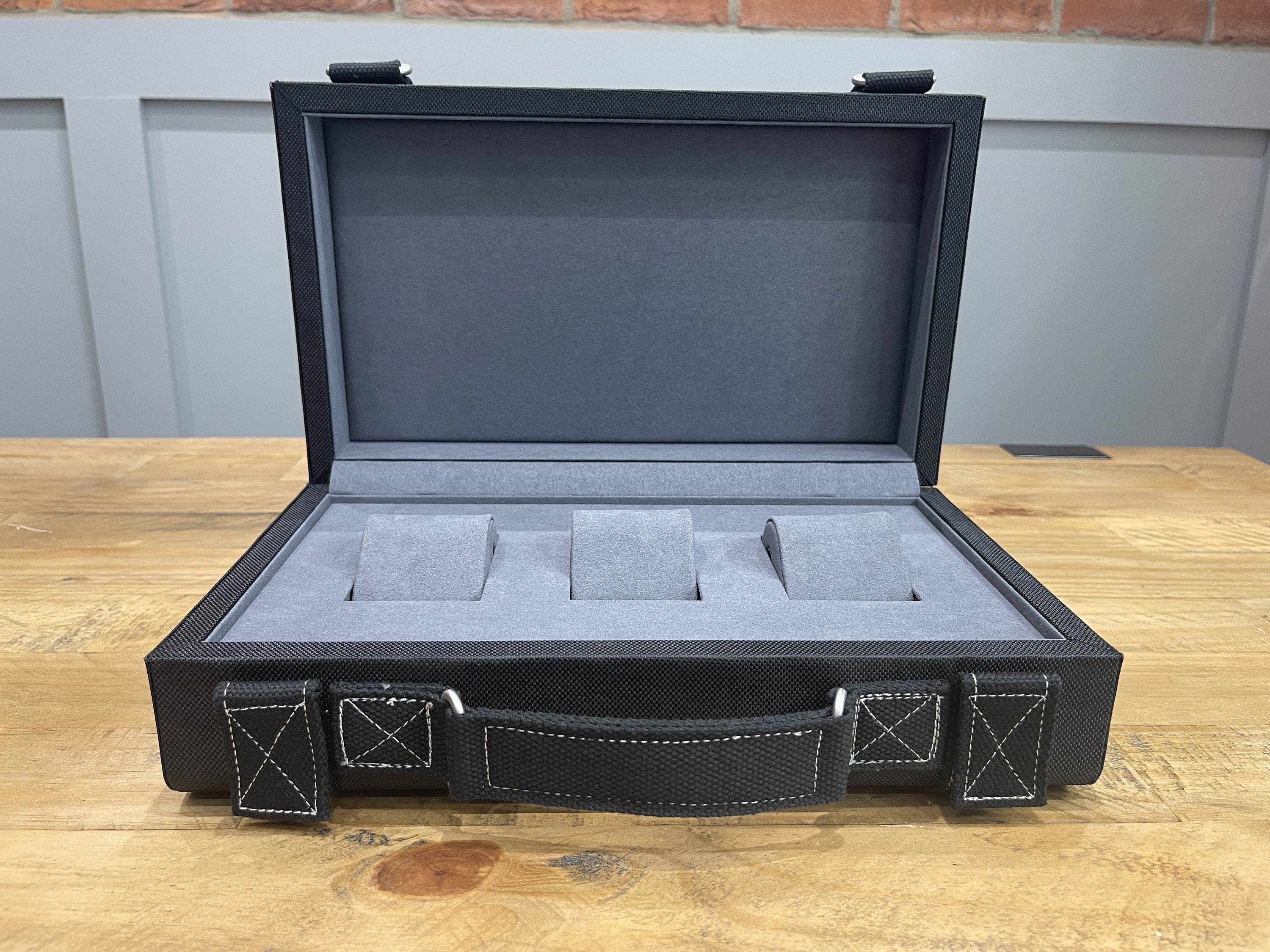 3 Watch Holder Suitcase, Omega X Swatch Speedmaster Moonswatch