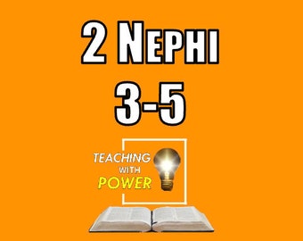 2 diapositives Néphi 3-5 + documents à distribuer