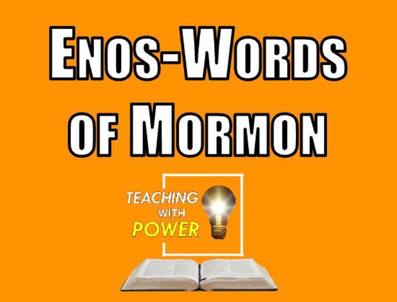 Enos, Jarom, Omni, Words of Mormon Slides Handouts zdjęcie 1