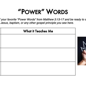 Matthew 3, Mark 1, Luke 3 Slides + Handouts - Etsy