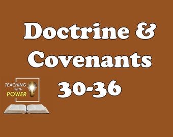 Doctrine et Alliances 30-36 Diapositives + Polycopié (80 Diapositives)