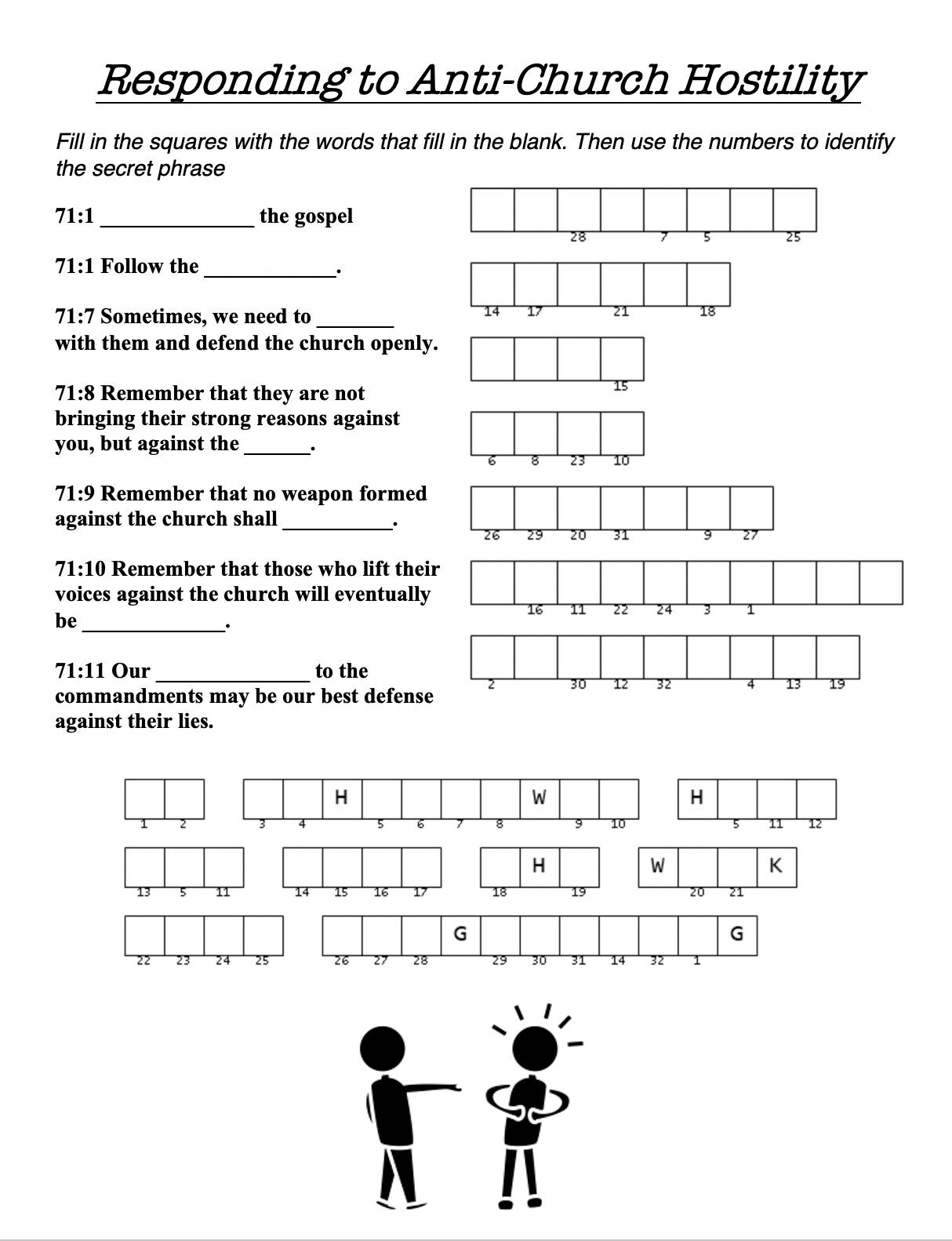 Doctrine and Covenants 71-75 Handout