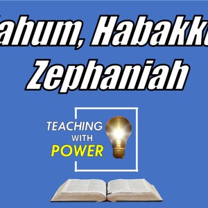 Nahum, Habakkuk, Zephaniah Slides Handouts image 1