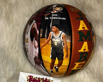 Personalized Photo Basketball | Customized Basketball | Senior Gift | Coach Gift | Sports | Photo Ball | Picture Basketball