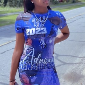 Short Sleeve Dress| 3D Dress | Senior Dress | Graduation 3D Dress