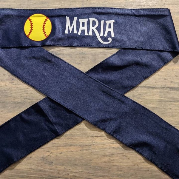 Softball Headband Etsy