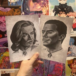 IWTV Lestat and Louis A5 Print