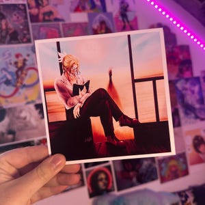 Trigun Maximum Eriks and Wolfwood Square Print