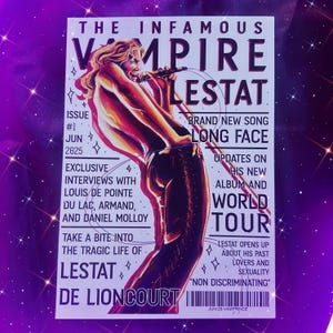 IWTV Vampire Lestat A4 print