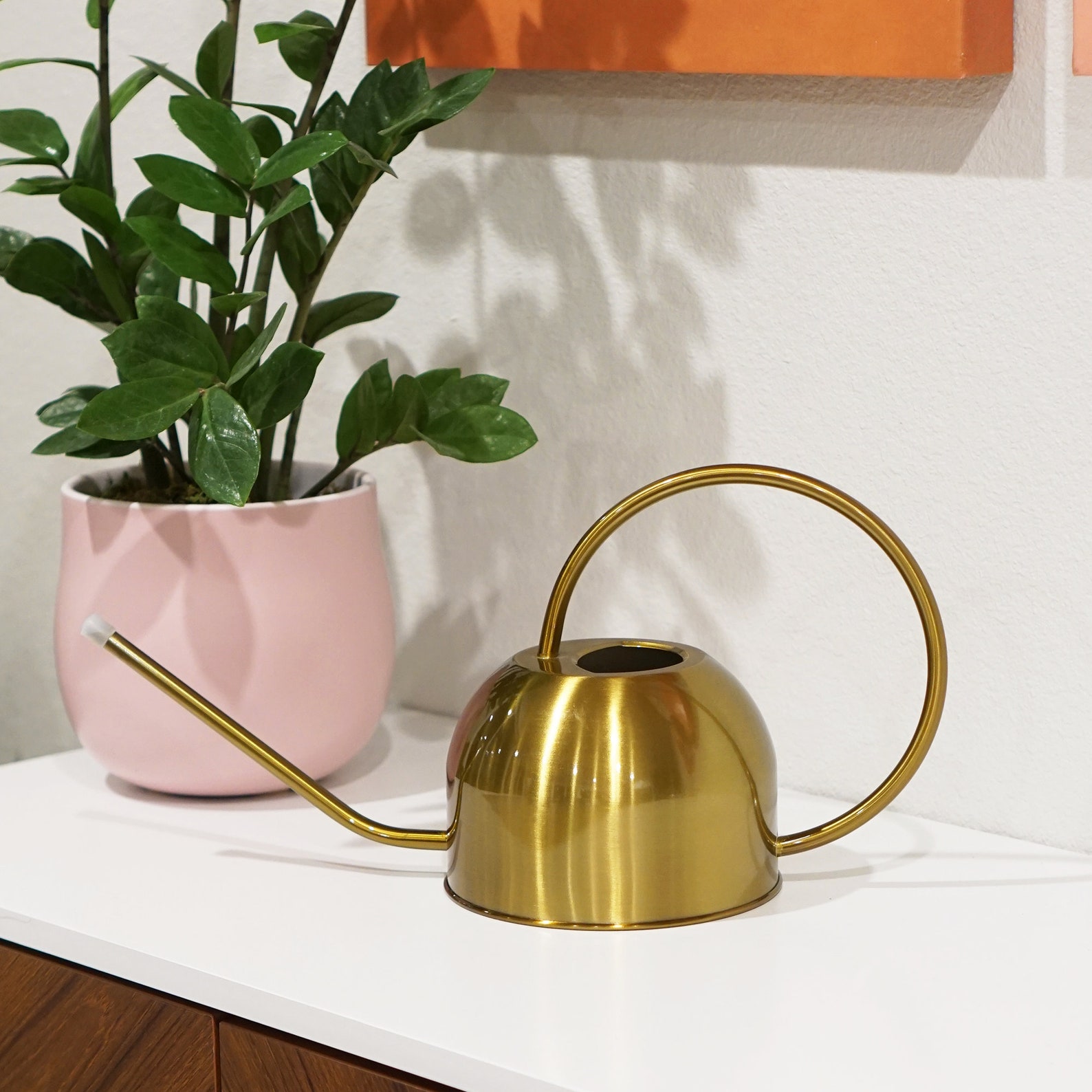 Stainless Steel Watering Can Gold Watering Can Gold Watering Etsy UK