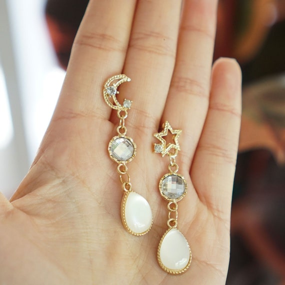 Celestial earrings deals