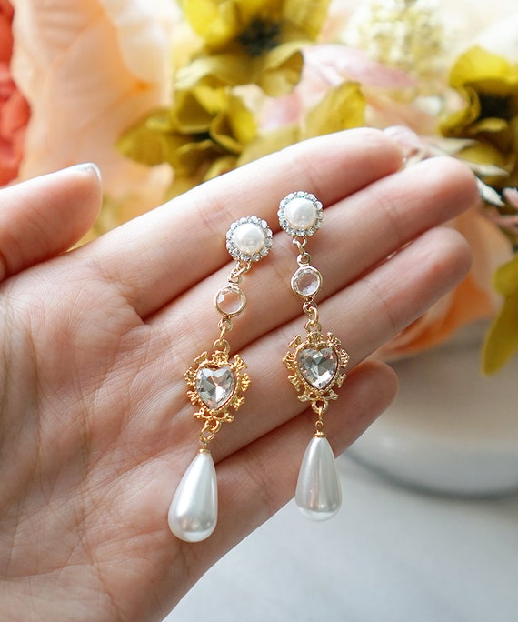 Elegant bridal deals earrings