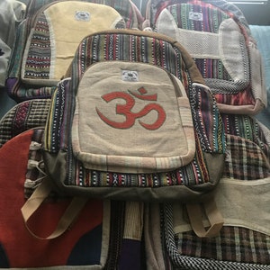back pack , hemp