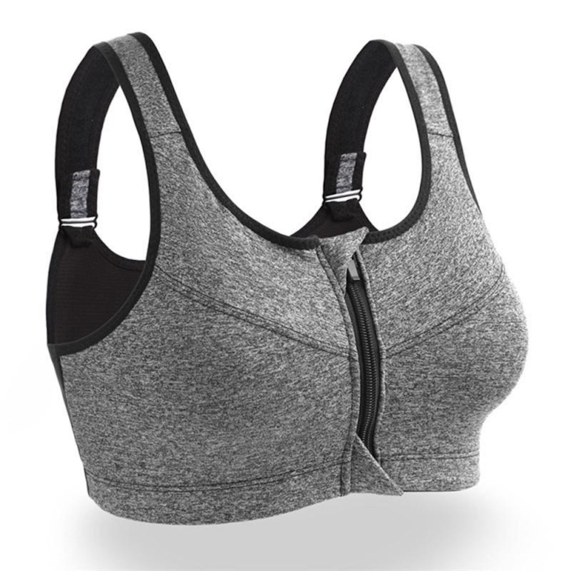 BEST PLUS Size Sport Bra 5X M ZIP Front Sport Bra Yoga Bra Etsy UK