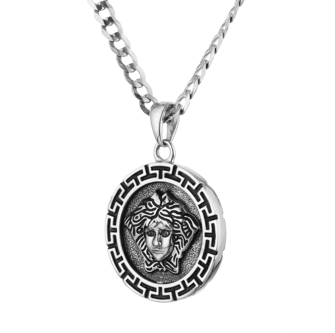 medusa medallion necklace