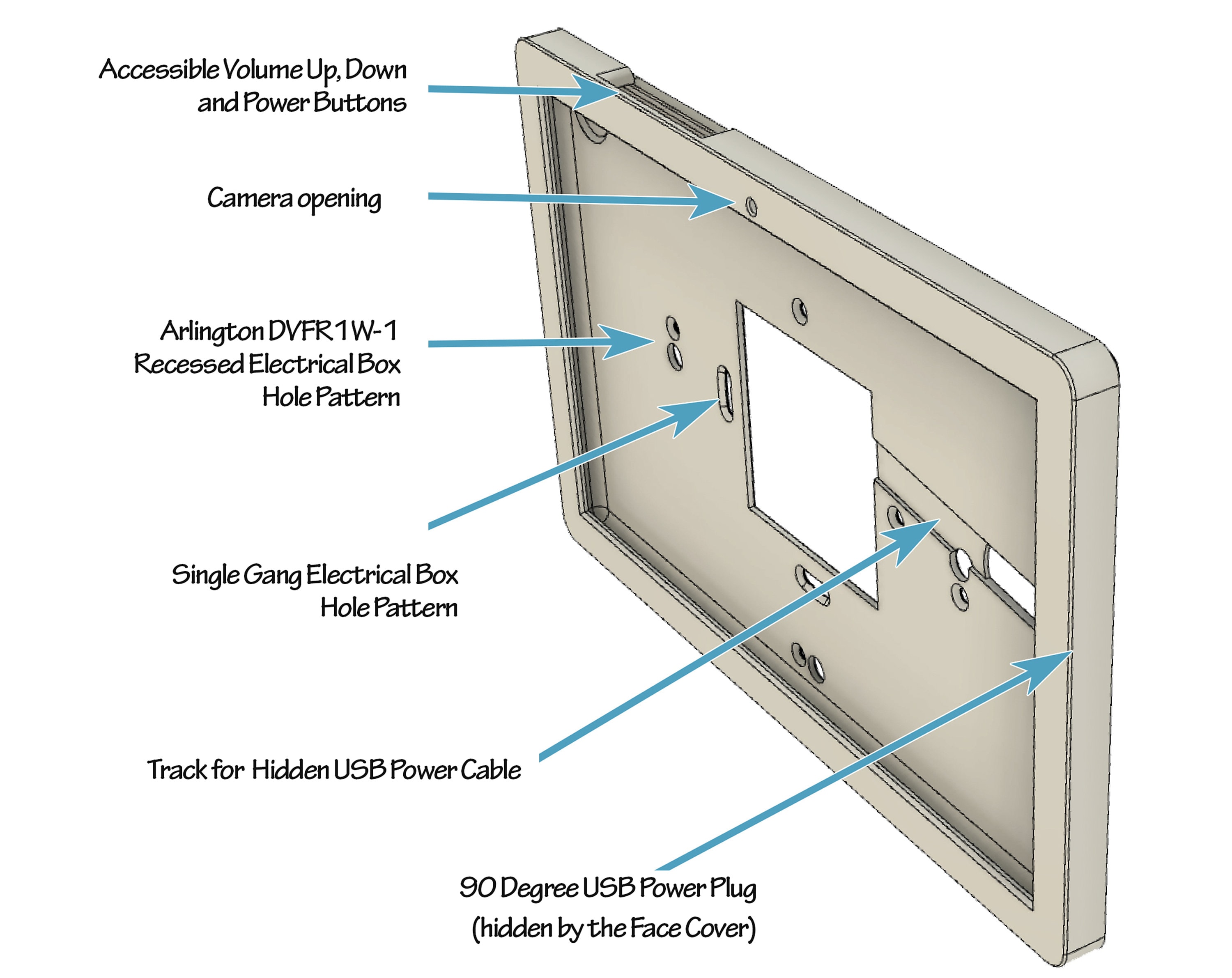 Samsung Tab A8 10.5 Tablet Smx200 / 205 Wall Mount Etsy UK