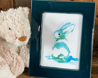 Hunny Bunny, Watercolor Print, 5x7