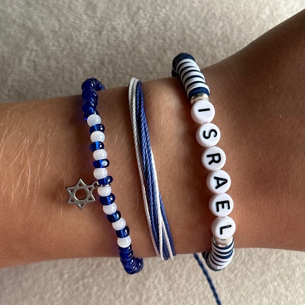 Stand With Israel Bracelet Sets And Necklaces