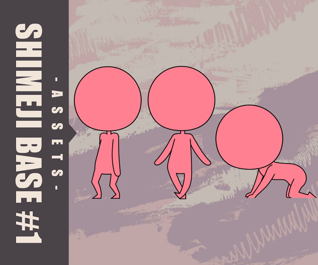 Shimeji Base 1 46 Set basic 2022 Update Etsy