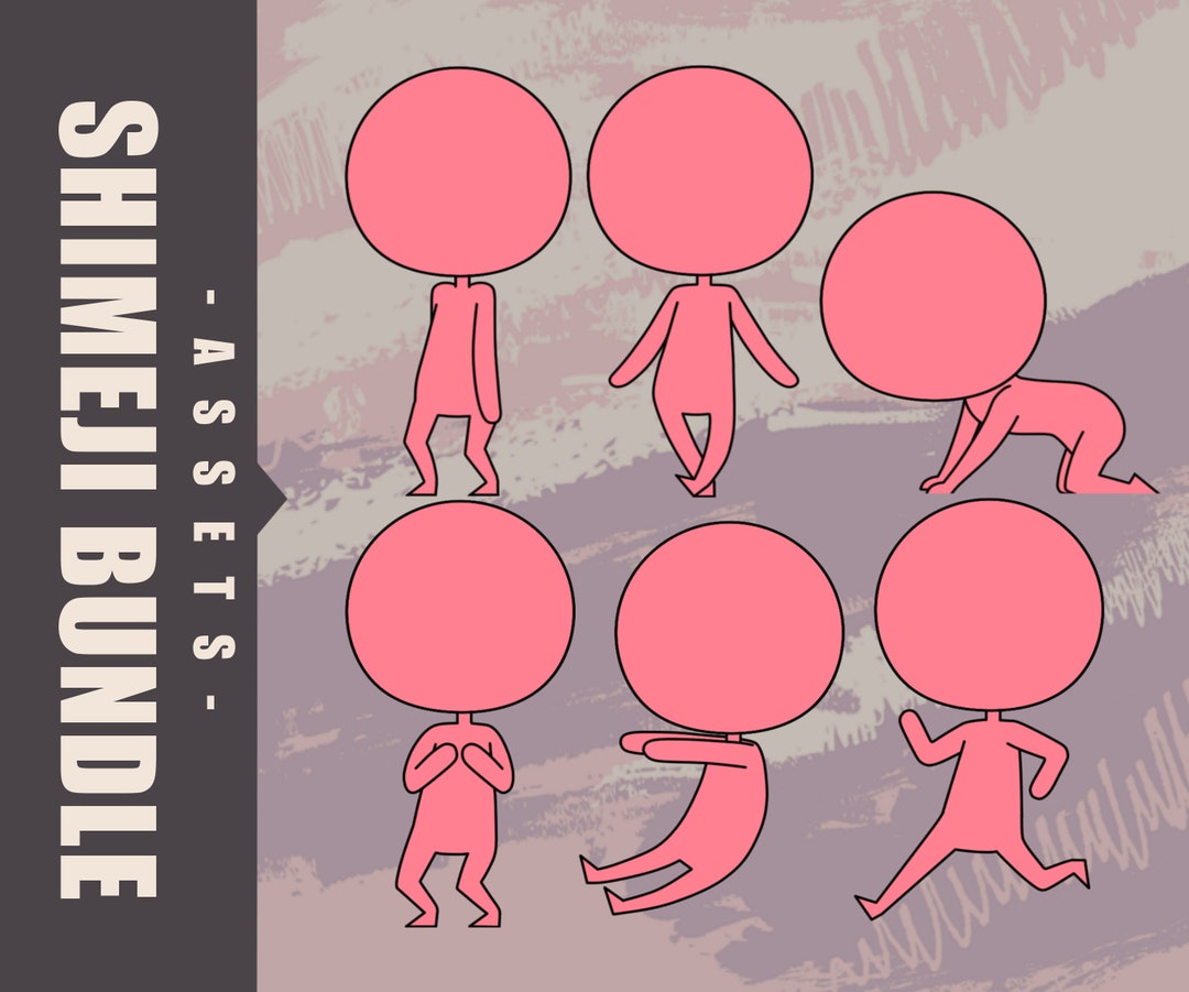 Shimeji Bundle Base 1 2 Etsy