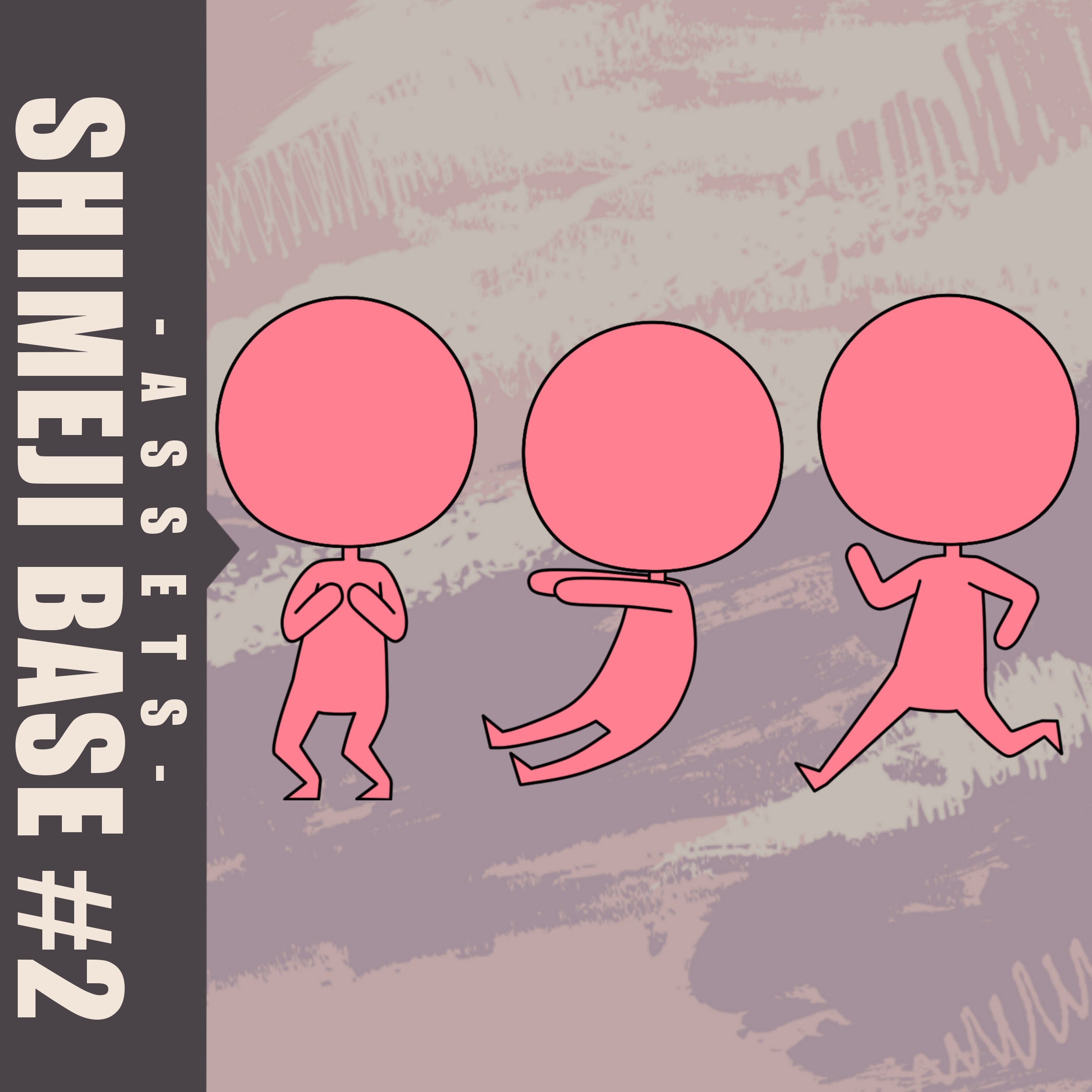 Shimeji Base 2 33 Set extra Poses 2022 Update Etsy