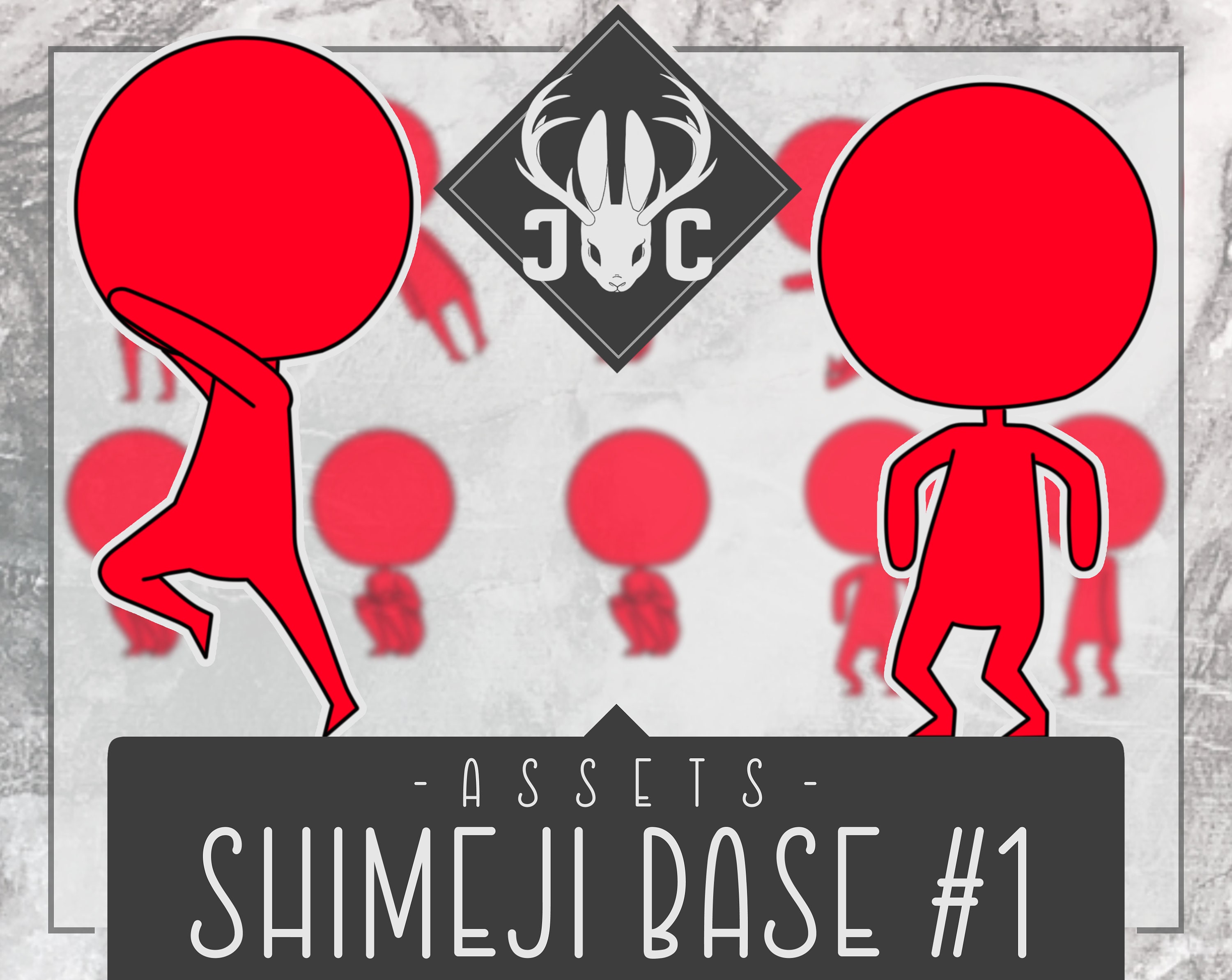 Shimeji Base 1 46 Set Basic Etsy