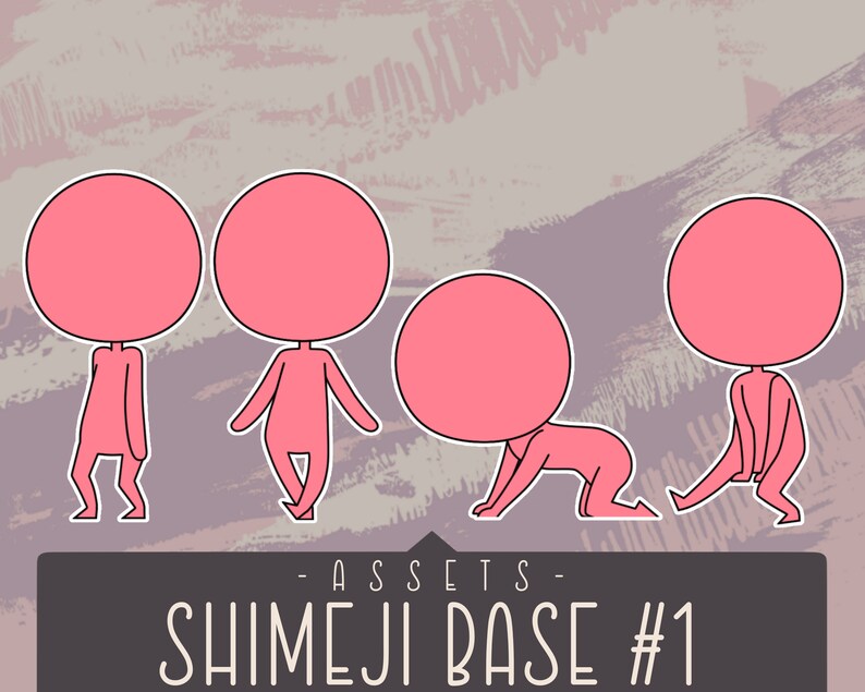 Shimeji Base 1 46 Set basic 2022 Update Etsy