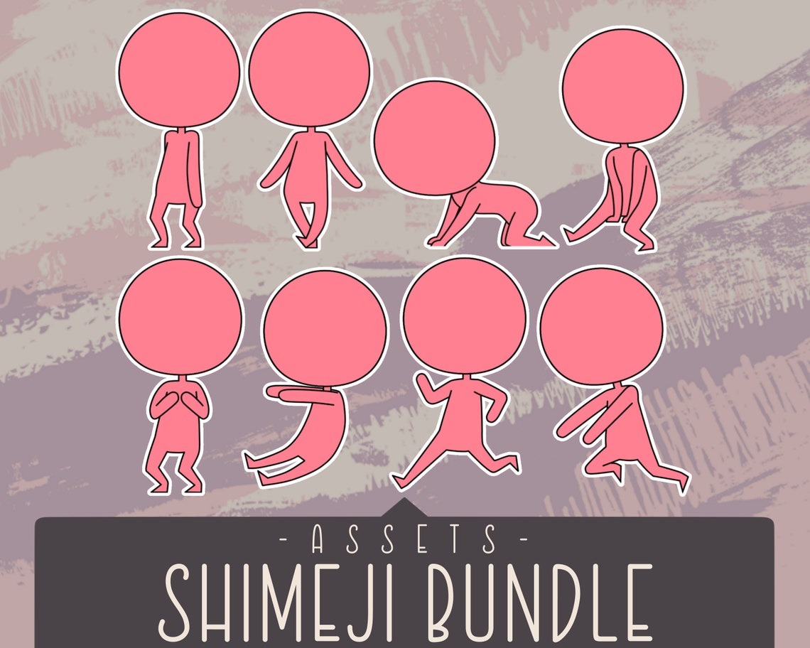 Shimeji Bundle 1 Base 1 2 Etsy