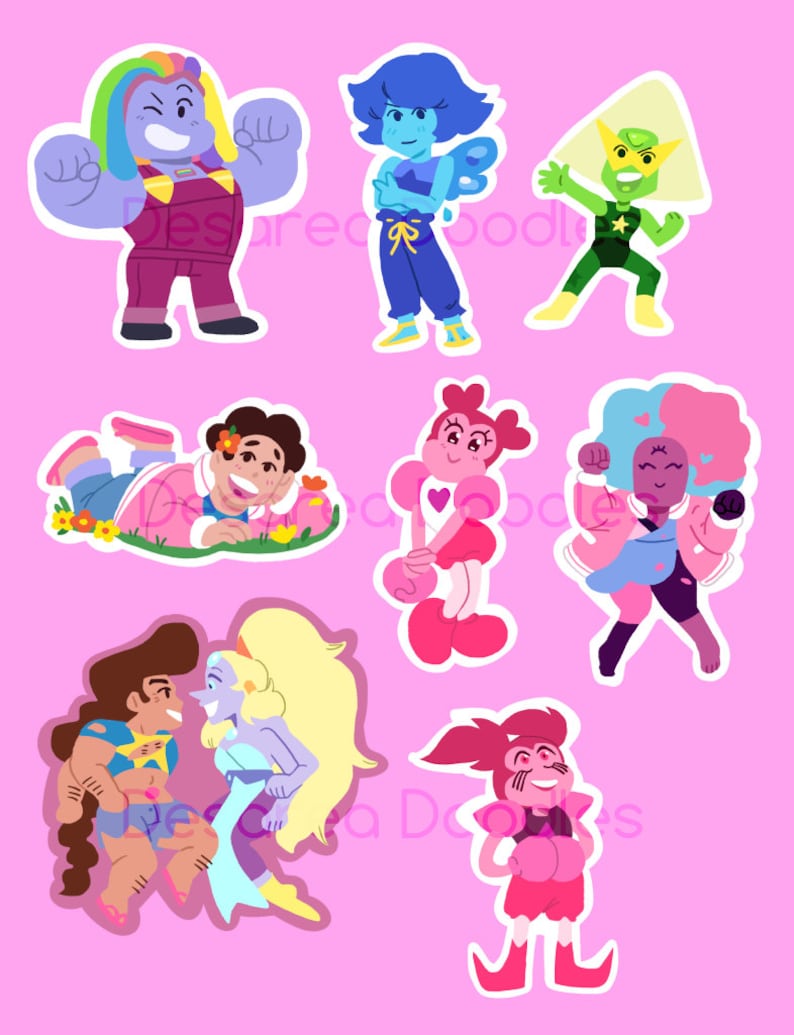 steven universe movie stickers etsy