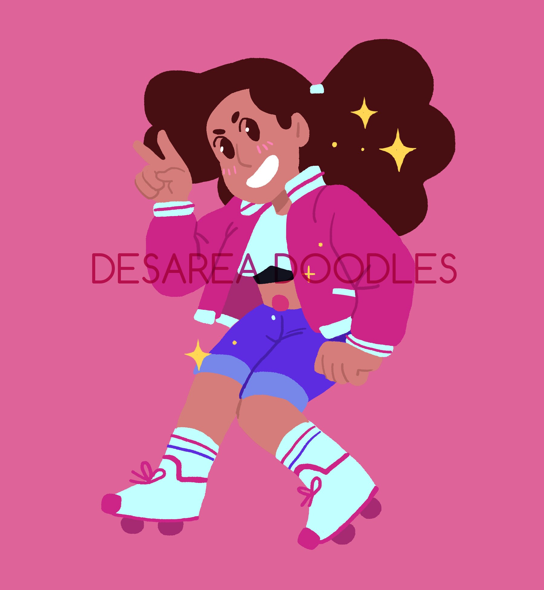 Skater Stevonnie Steven Universe Future Stickers - Etsy