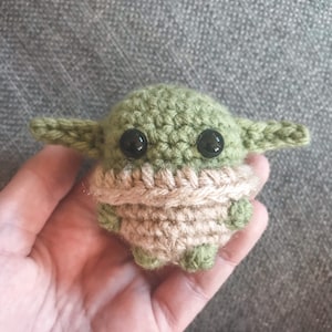 PDF Baby Green Alien Crochet Pattern instant download