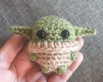 PDF Baby Green Alien Häkelanleitung sofort download