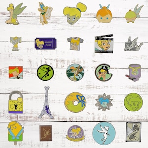 Tinker Bell Theme 5 Disney Park Trading Pins Set ~ Randomly Assorted ~ Brand New