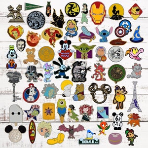 25 Disney Trading Pins Assorted Pin Lot ~ Brand New Pins ~ No Doubles ~ Authentic