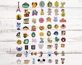 50 Girl Themed Disney Pin Lot Randomly Assorted Park Trading Pins Brand New