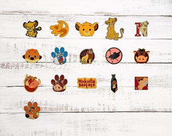 Lion King Themed 5 Disney Park Trading Pins Set ~ Randomly Assorted ~ Brand New