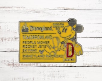 D Ticket Disneyland Individual Disney Park Trading Pin Brand New