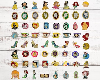 ☆US Disney Parks☆ピントレーディング用ポーチセット 白 ☆US Disney Parks☆ピントレーディング用ポーチセット 白